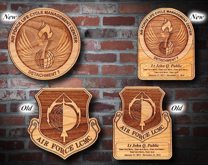 Wooden Misc. Military Patch Plaque #96