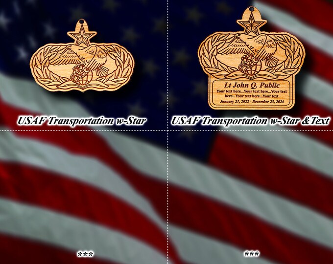 Misc. Wooden Military Badge or Patch Ornament #90