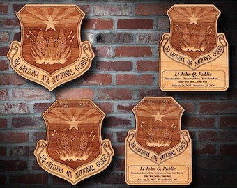 Wooden Misc. Military Patch Plaque #99