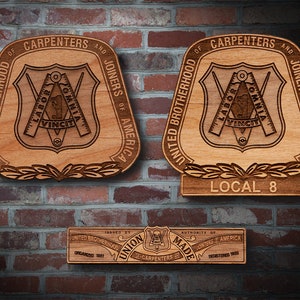 Wooden UBCJA Plaques