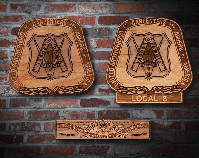 Wooden UBCJA Plaques