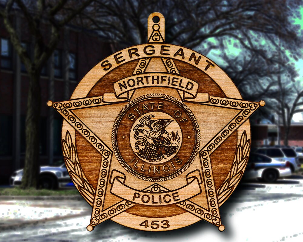 Wooden Homeland Security Badge or Patch Plaque