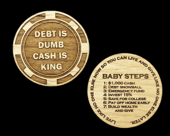 Debt Is Dumb Recognition Token Free Shipping