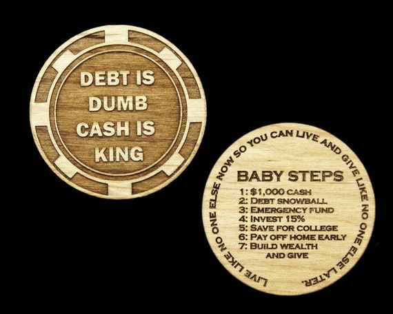 Debt Is Dumb Recognition Token Free Shipping