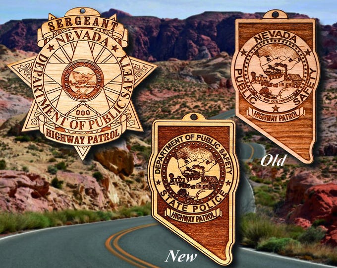 Nevada HP Badge or Patch Ornaments