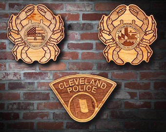 Wooden Misc. Military Patch Plaque #112