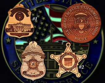 US Secret Service Badge or Patch Ornament