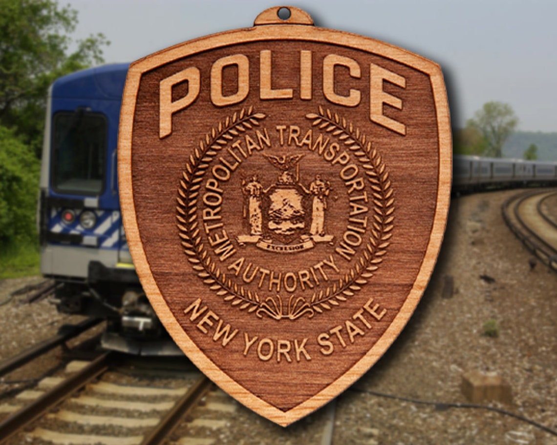 NY State MTA Police Badge or Patch Ornament Etsy Australia