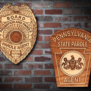 Personalized Pennsylvania Parole Board Plaque