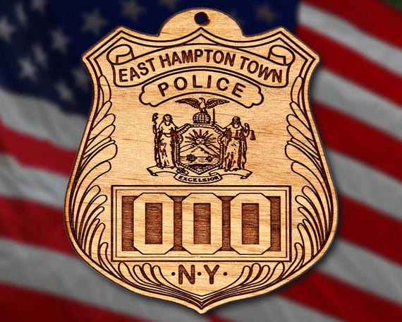 Misc. Wooden Police Badge or Patch Ornament #96 - Etsy