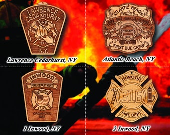 Misc. EMS FD Badge or Shoulder Patch Ornament #6