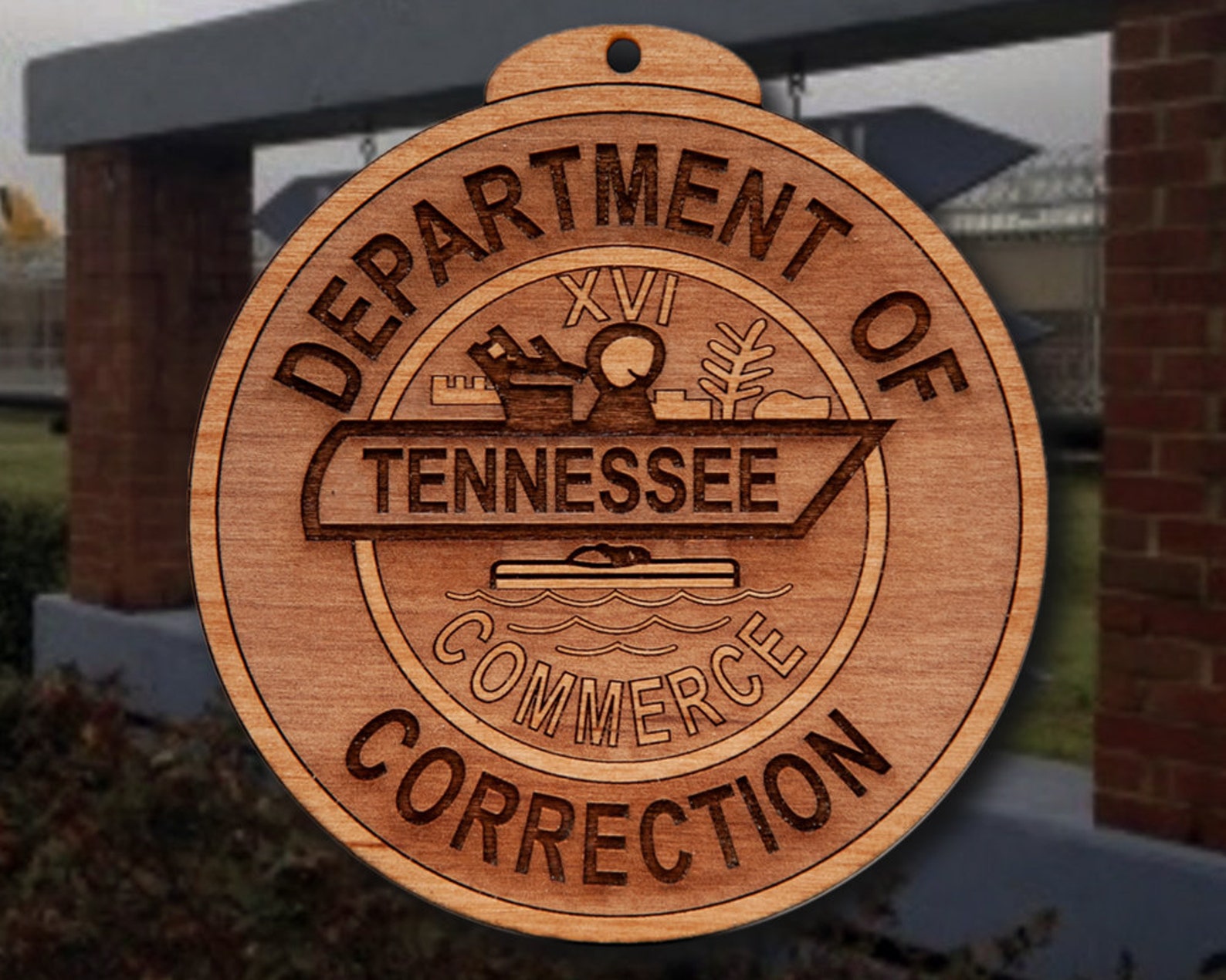 Wooden Tennessee DOC Badge and Patch Etsy