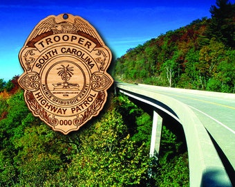 South Carolina HP Badge or Patch Hanging Ornament