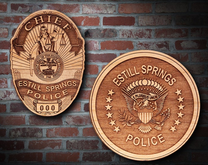 Estill Springs TN Badge or Patch Plaque