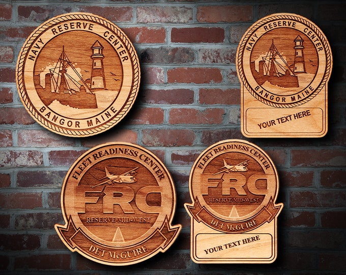 Wooden Misc. Military Patch Plaque 64