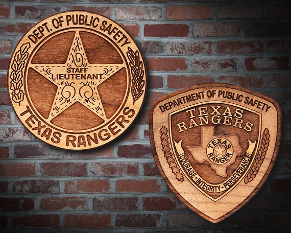 テキサスレンジャー Texas Ranger バッジ　patch Texas Ranger Badge or Patch Plaque - Etsy 日本