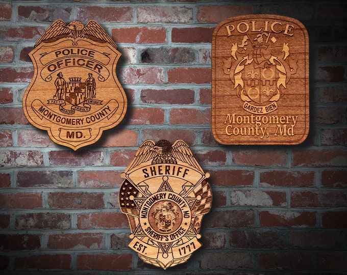 Montgomery Co MD Badge or Patch Plaque