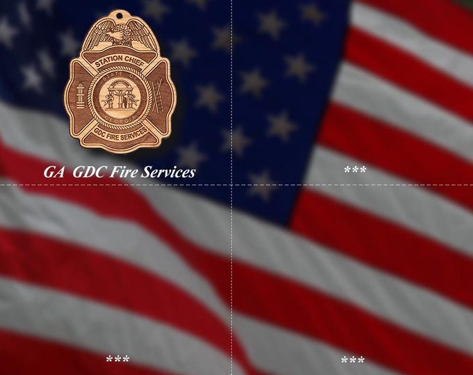 Misc. EMS FD Badge or Patch Ornament #28