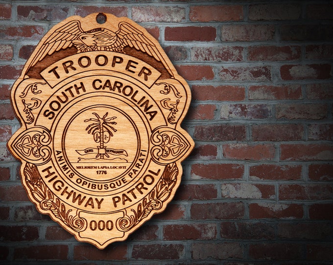 South Carolina HP Badge or Patch Plaque