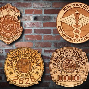 NYC Sanitation Dept Plaques