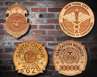 NYC Sanitation Dept Plaques