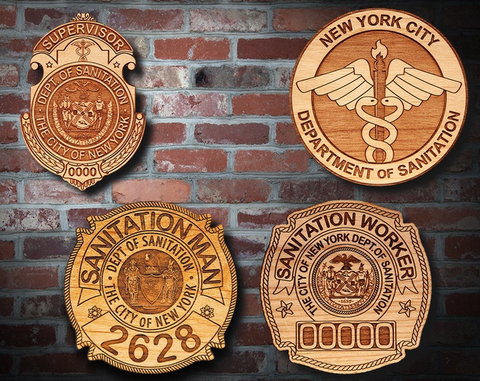 NYC Sanitation Dept Plaques
