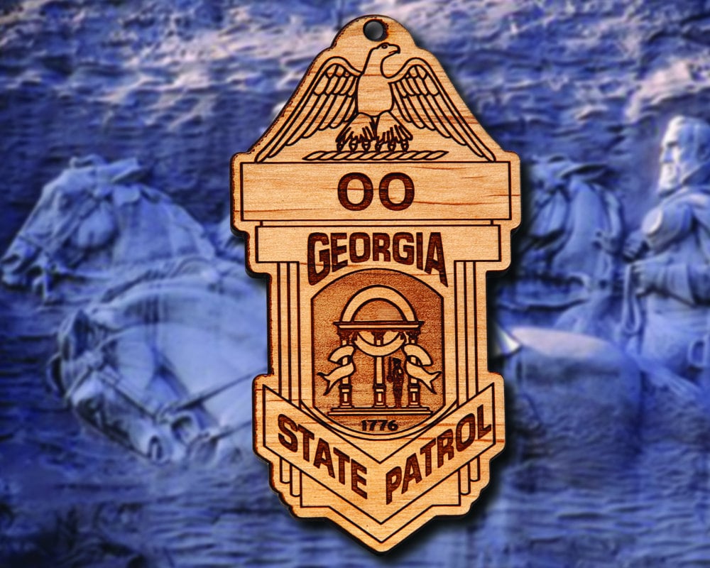 Obsolete Georgia State Patrol Trooper Badge
