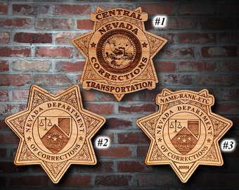 Nevada DOC Badge & Patch Plaques