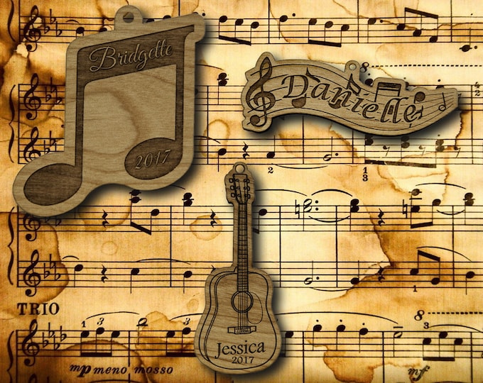 Wooden Musical Ornament