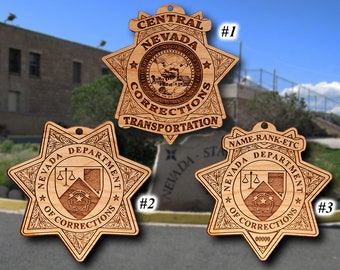 Nevada DOC Badge & Patch Ornaments