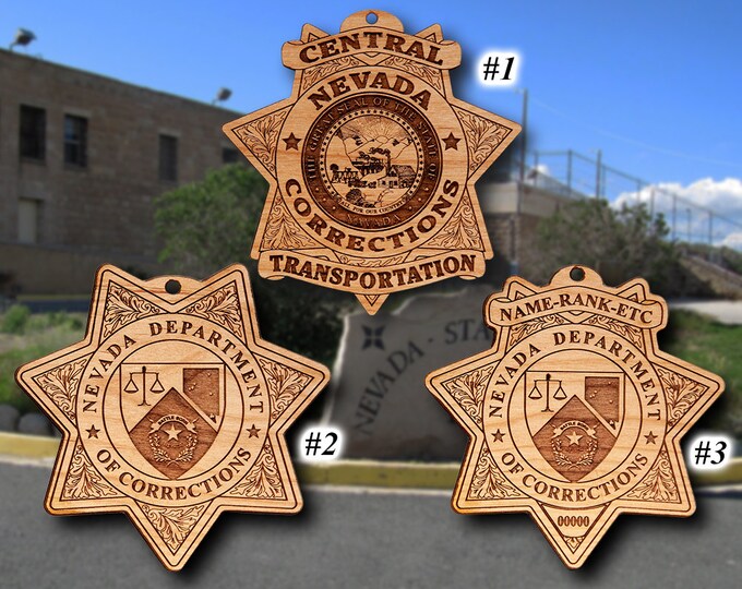 Nevada DOC Badge & Patch Ornaments