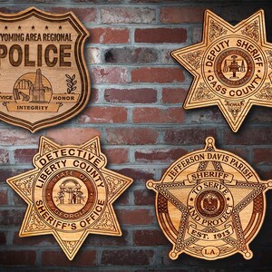 Wyoming Sheriff Badge - Etsy
