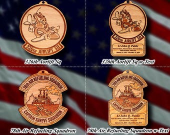 Misc. Wooden Military Badge or Patch Ornament #97