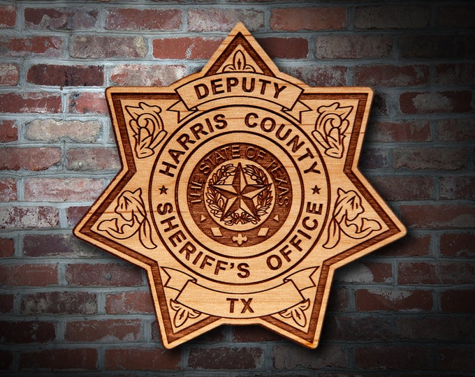 Harris Co. TX Sheriff Office Plaque