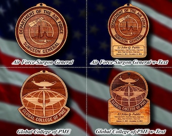 Misc. Wooden Military Badge or Patch Ornament #85