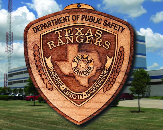 Texas Ranger Badge or Patch Ornament - Etsy
