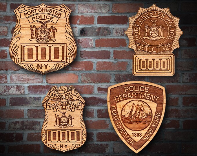 Wooden Port Chester NY Police