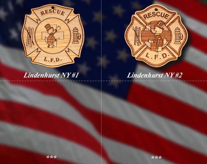 Misc. EMS FD Badge or Patch Ornament #27
