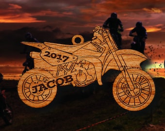 Dirt Bike Ornament