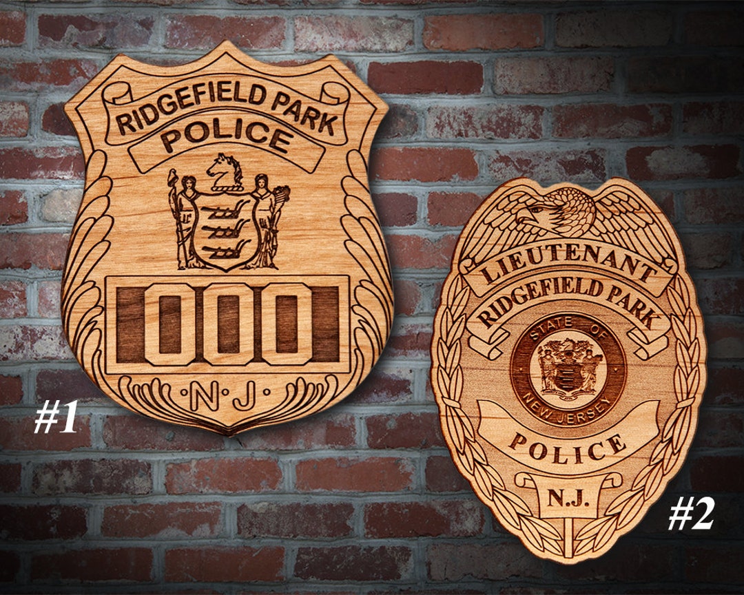 Ridgefield Park NJ Police Badge Plaque Etsy
