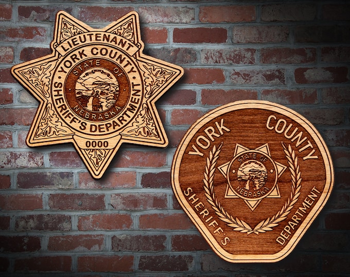 York Co NE Co Sheriff Badge or Patch Plaque