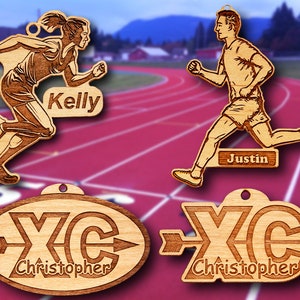 Cross Country Runner Ornament