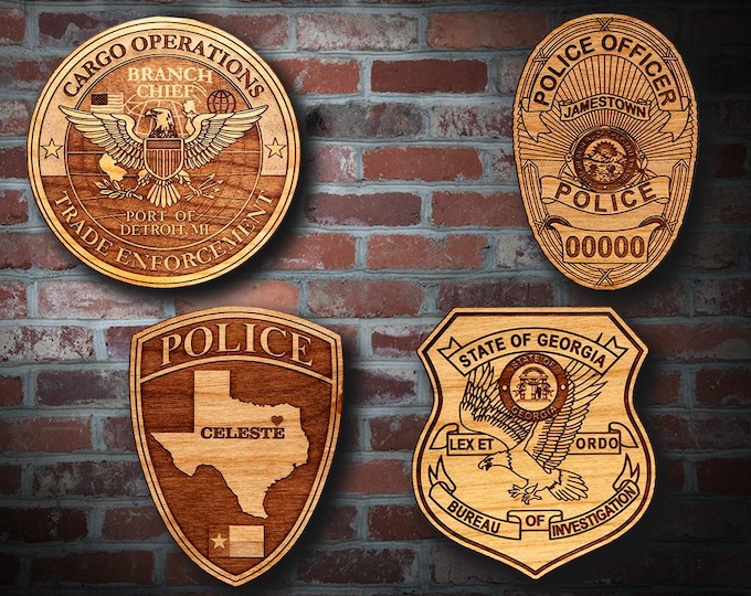 Wooden Misc. Military Patch Plaque #111