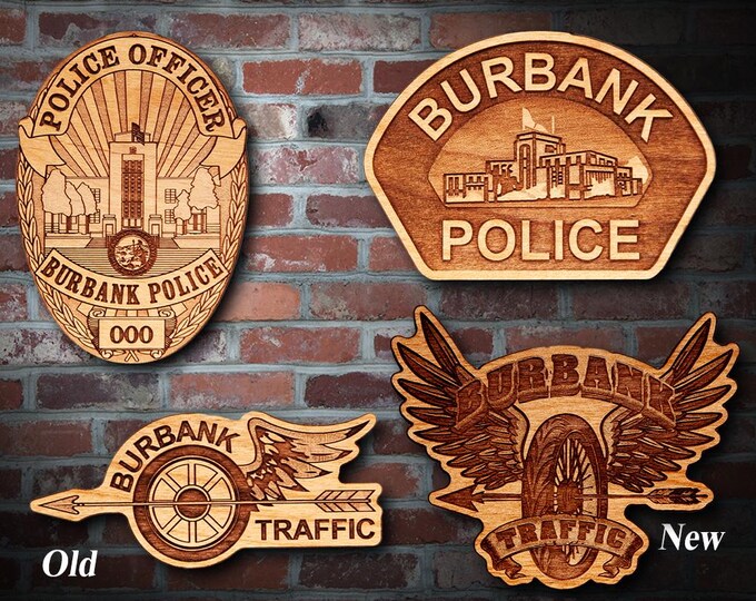 Burbank CA Badge & Patch Plaque