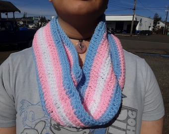 Transgender Pride Infinity Scarf