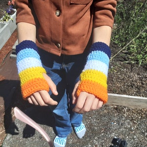 Guantes sin dedos Aroace Pride