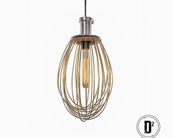 Industrial Bakery Whisk Single Pendant Light