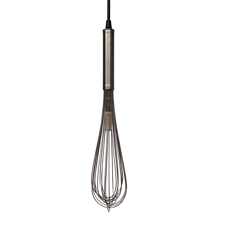 Hand Whisk Pendant Light Etsy