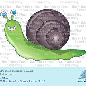 Image clipart d’escargot