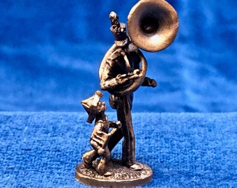PRICE REDUCED! Olszewski Goebel Miniature Bronze Americana Collection "To the Bandstand" Signed